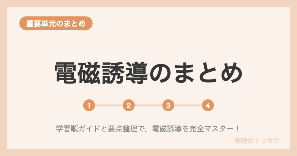 電磁誘導のまとめ【学習ロードマップ】